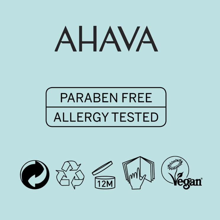 AHAVA Refreshing Cleansing Gel 100 ml Dead Sea Natural Makeup Remover and Facial Cleanser Gentle on Face - Great for Sensitive Skin Cleans Pores and Removes Impurities – Leaves Skin Hydrated and Soft