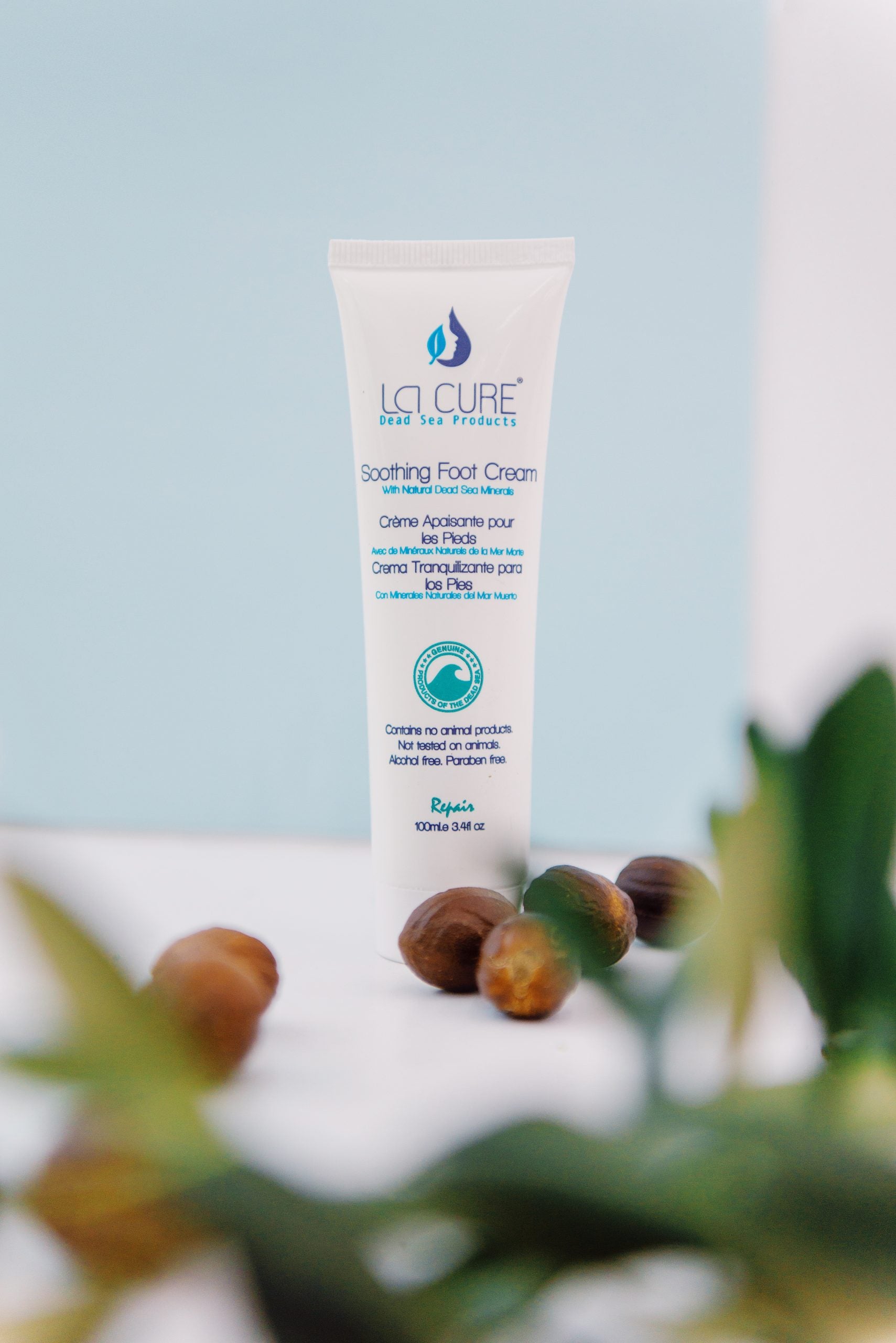Soothing Foot Cream with Dead Sea Minerals, Deep Moisturizing, Jojoba Oil, Alcohol Free, Paraben Free