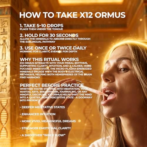 Ormus Monatomic Gold Concentrate (High Power x12) 50ml Made by Real Alchemists Using 24k Food Gold, Dead Sea Salt, Himalayan Pink Salt and Hawaiian Red Salt