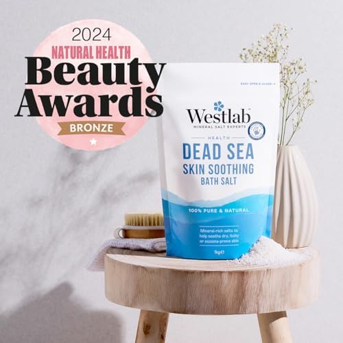 Westlab 100% Pure Soothing Dead Sea Salt, 1 Kg