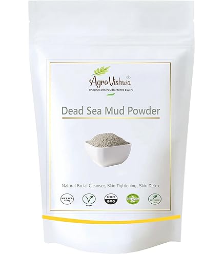 100% Natural Dead Sea Mud Powder For Face, Body &amp; Hair, Premium quality powder.. 100g